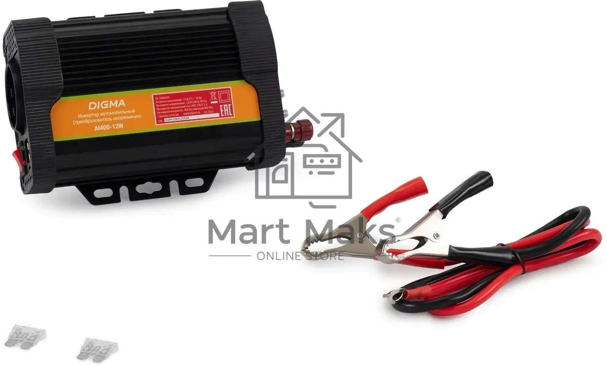 Автоинвертор Digma AI400-12W 400Вт