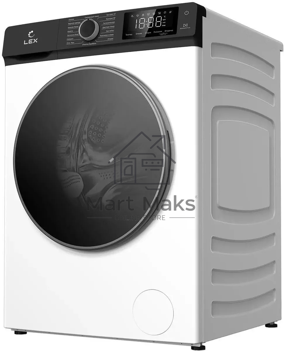 Стиральная машина LEX LWM12012WBlID белый, загрузка фронтальная 12 кг, 1200 об/мин., класс: А+++