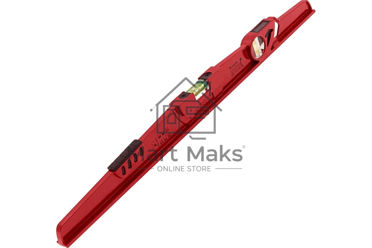Уровень алюминиевый MATRIX 34907, 600 мм, литой, 2 глазка, ударная площадка