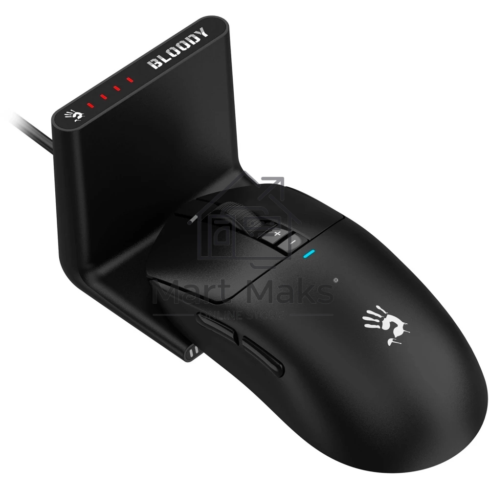 Мышь беспроводная/проводная A4Tech Bloody R72 Ultra Duo черный, 20000 dpi, радиоканал, USB, кнопки - 7