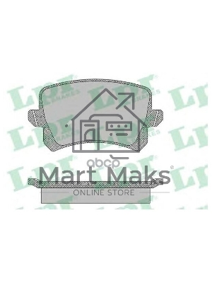 Колодки тормозные задние LPR 05P1390, комплект