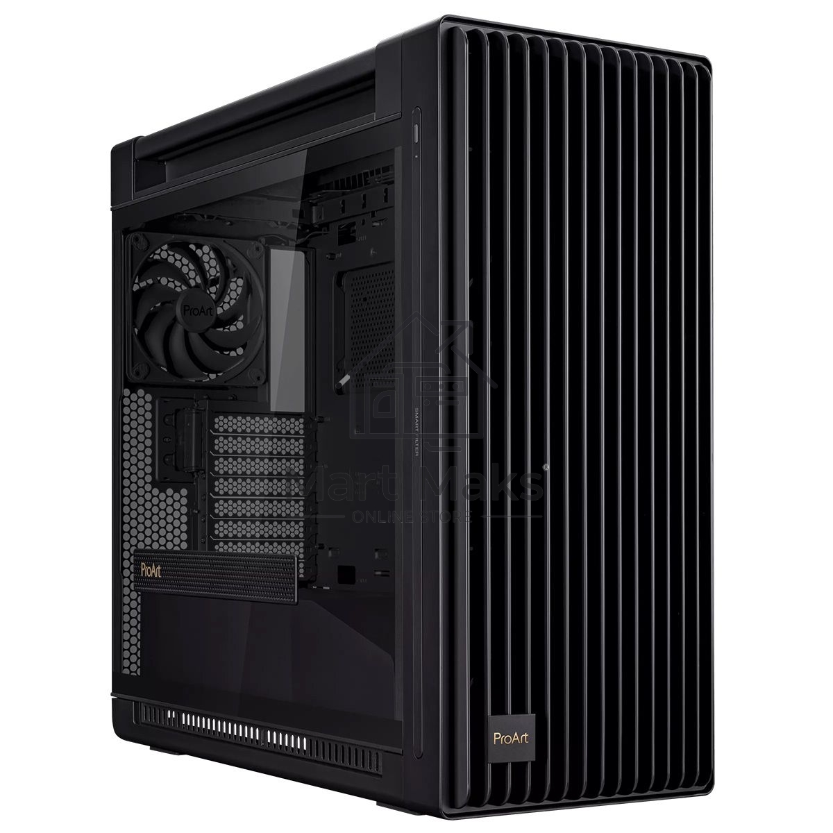 Корпус ASUS PROART PA602 TG ARGB черный PA602/BLK/TG (90DC00J0-B09000)