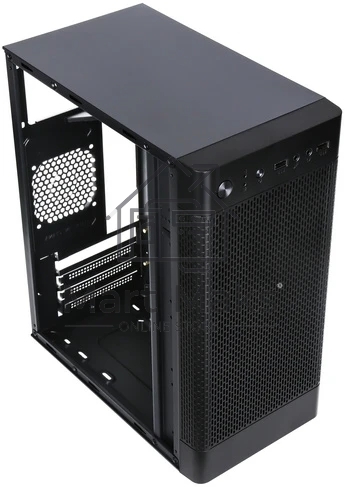 Компьютерный корпус Accord Q03B черный без БП mATX 2xUSB3.0 audio