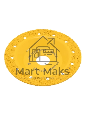 Чашка твердосплавная зачистная Denzel 125 мм, плоская, среднее зерно #16