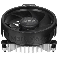 Кулер для процессора AMD Wraith Stealth OEM, 92 мм, алюминий, 2600 об/мин, 30 дБ, 4 pin PWM, 65 Вт, высота 55 мм