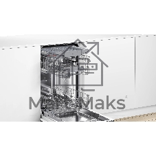 Встраиваемая посудомоечная машина Bosch SPV4HMX14Q, 45 см, 10 комплектов, электронное управление, дисплей, энергоэффективность А+, уровень шума 46 дБ, цвет белый