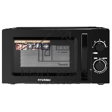 Микроволновая печь Hyundai HYM-M2008 черный, 20 л, 700 Вт, переключатели - поворотный механизм