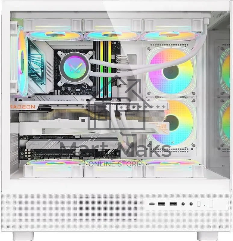 Компьютерный корпус AeroCool / Formula Crystal Z8 COSMIC белый без БП ATX 3x120mm 5x140mm 1xUSB2.0 1xUSB3.0 1xUSB3.1 audio bott PSU