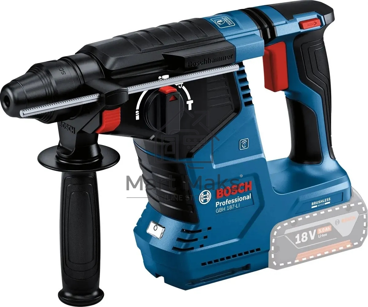 Перфоратор Bosch GbH 187-LI патрон:SDS-plus уд.:2.4Дж аккум.
