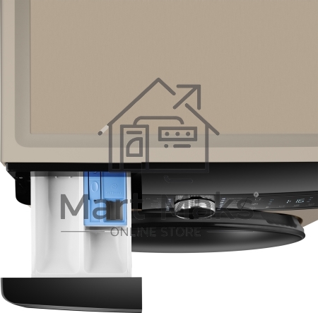 Стиральная машина Weissgauff WM 59411 Direct Drive Inverter Steam Champagne золотистая, загрузка фронтальная 11кг, 1400 об/мин., класс: A+++