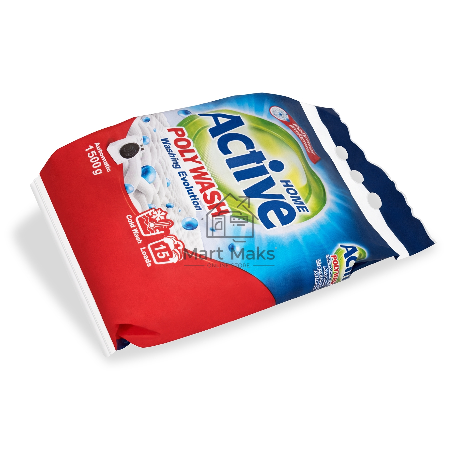 Стиральный порошок автомат ACTIVE Poly Wash, 1.5 кг (511701037)