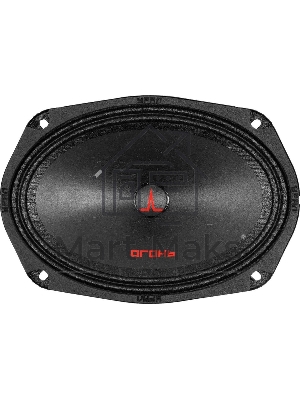 Колонки автомобильные Ural Огонь ОГ-69 (без решетки) 180Вт 93дБ 4Ом 16x23см (6x9дюйм) (ком.:2кол.) широкополосные однополосные