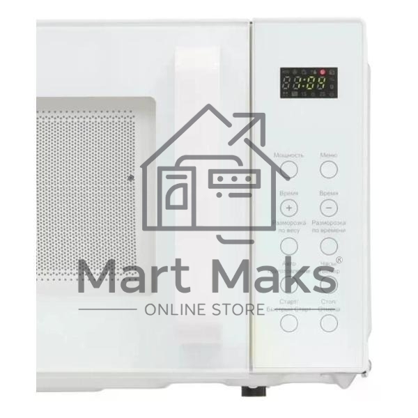 Микроволновая печь SUPRA 20SW27 белый, 20 л, 700 Вт, переключатели - сенсор