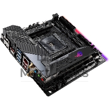 Материнская плата ASUS ROG STRIX X570-I GAMING, AM4, AMD X570, 2xDDR4, 4xSATA, 2xM.2, 1xPCIe 4.0 x16, 1xHDMI, 1xDP, 1x1Gb LAN, Wi-Fi 6, Bluetooth 5.0, 1xUSB-C 10Gbps, 3xUSB-A 10Gbps, 4xUSB-A 5Gbps, 2xUSB-A 2.0, 3x3.5 мм, 7.1, ITX