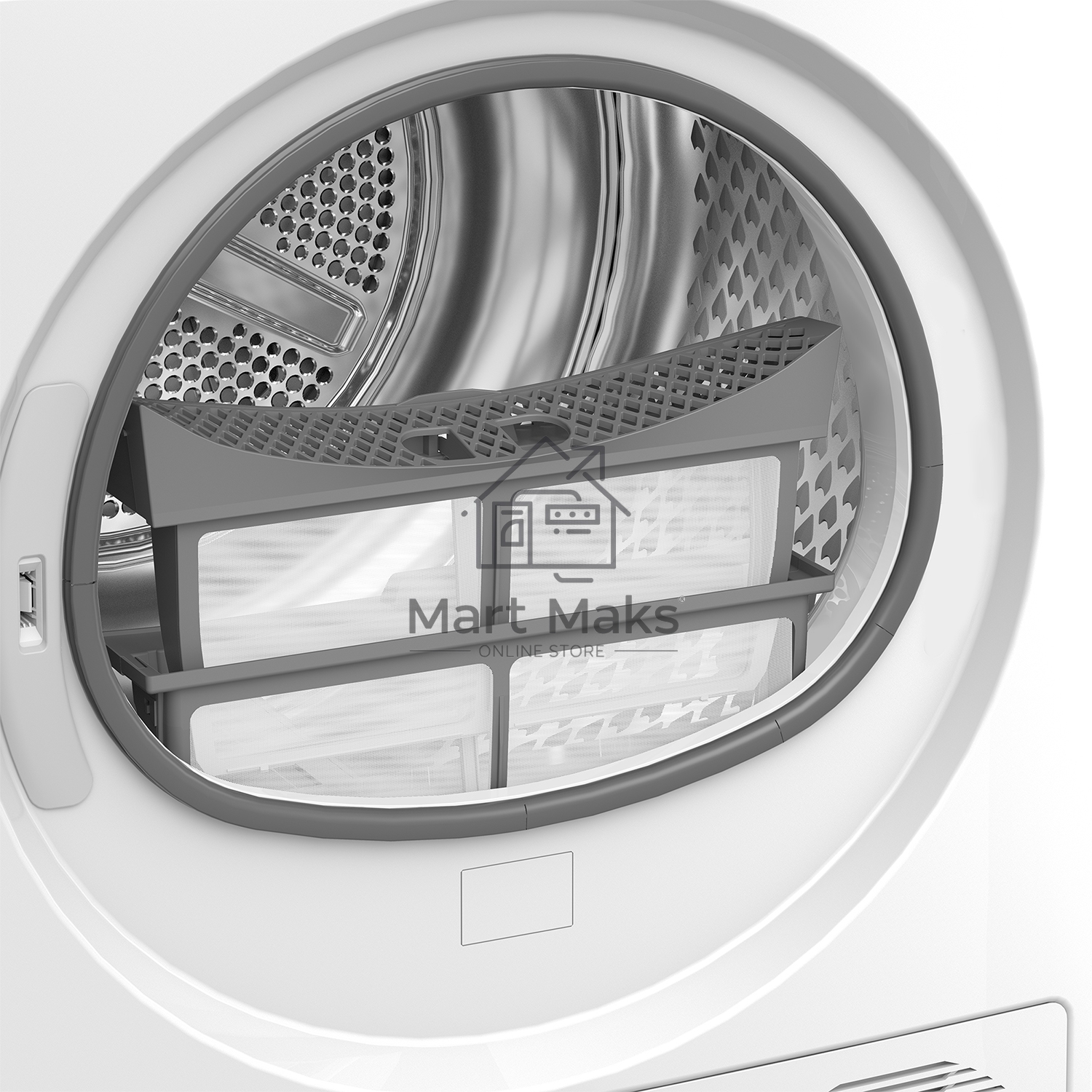 Сушильная машина Beko B3T47238 белый, 7 кг, сушка - тепловой насос, программ - 15, 59.7 x 84.6 x 54.3 см