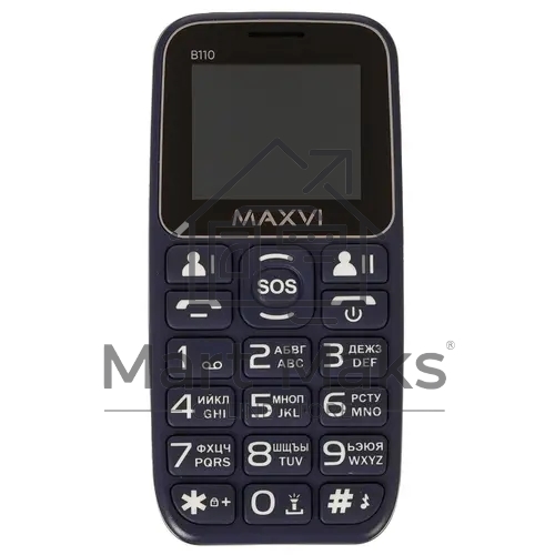 Мобильный телефон Maxvi B110 синий