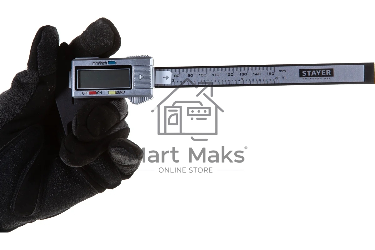Штангенциркуль STAYER 34411-150 MASTER  электронный, шаг измерения 0,1, 150мм