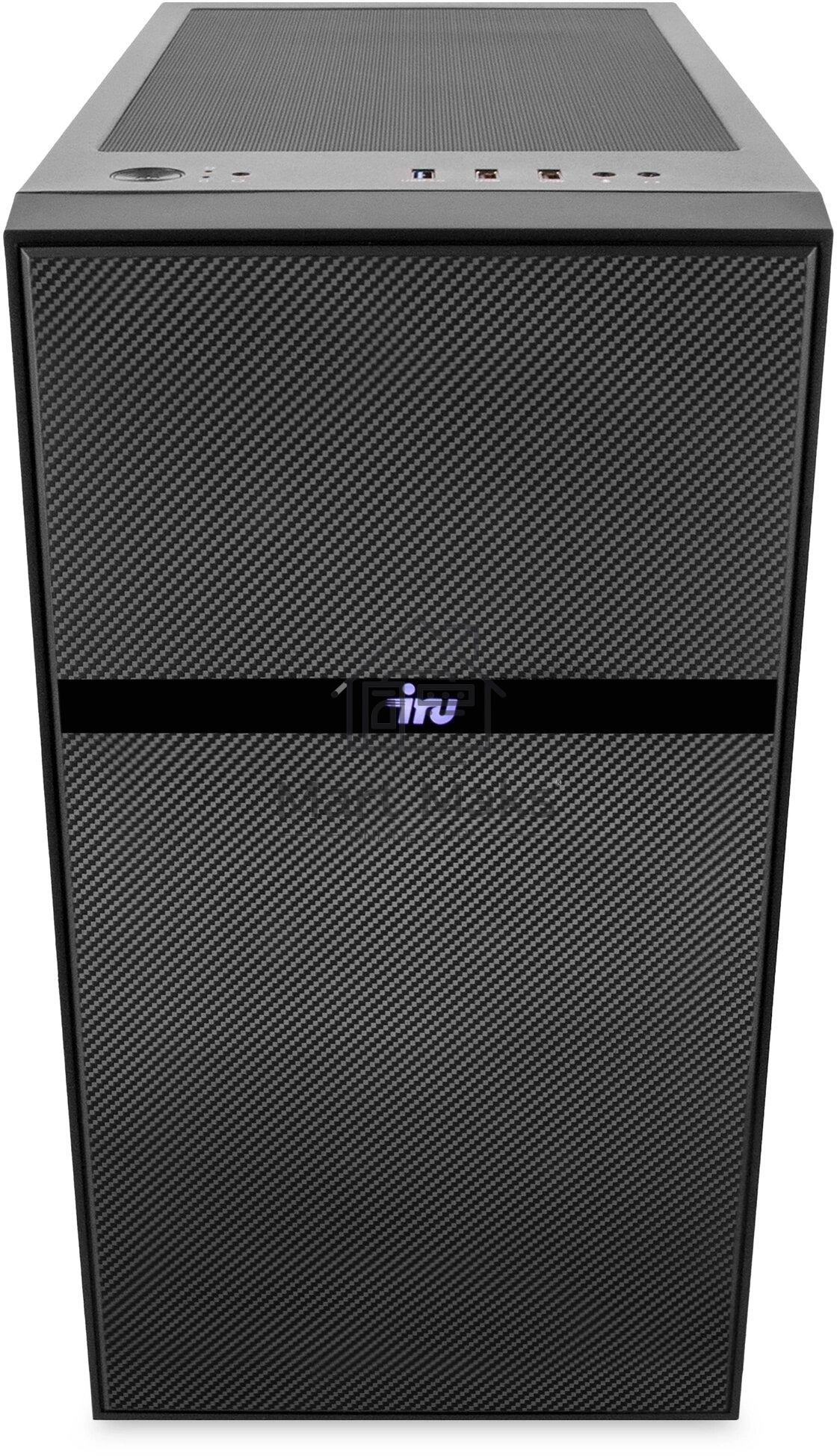 Компьютер IRU Game 510B7GM MT i5 12400F (2.5) 16Gb SSD512Gb RTX4060 8Gb Free DOS GbitEth 650W черный (2059450)