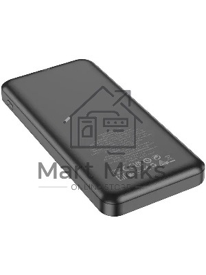 Портативный аккумулятор Hoco J102 Cool figure 10000mAh QC3.0/PD3.0 20W 3A USB-A/USB-C черный