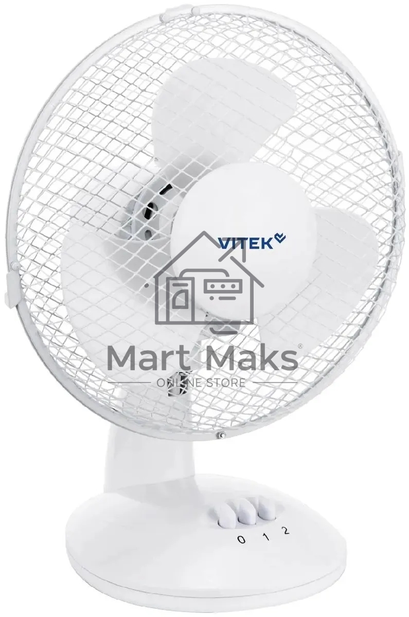 Вентилятор настольный Vitek VTF-0910 22Вт скоростей:3 белый