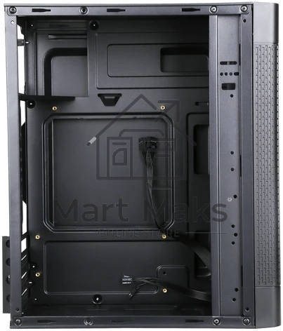 Компьютерный корпус Accord Q03B черный без БП mATX 2xUSB3.0 audio
