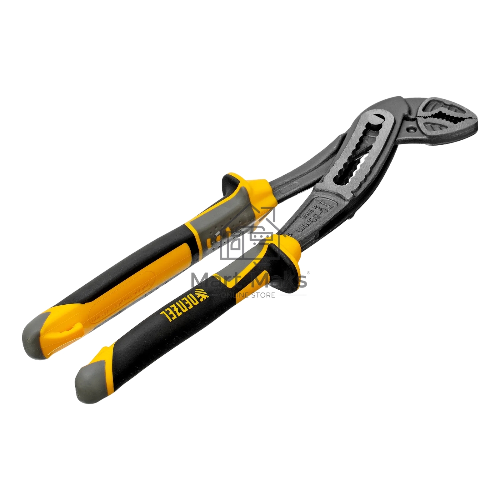 Клещи переставные Denzel трехкомпонентные рукоятки 240 мм