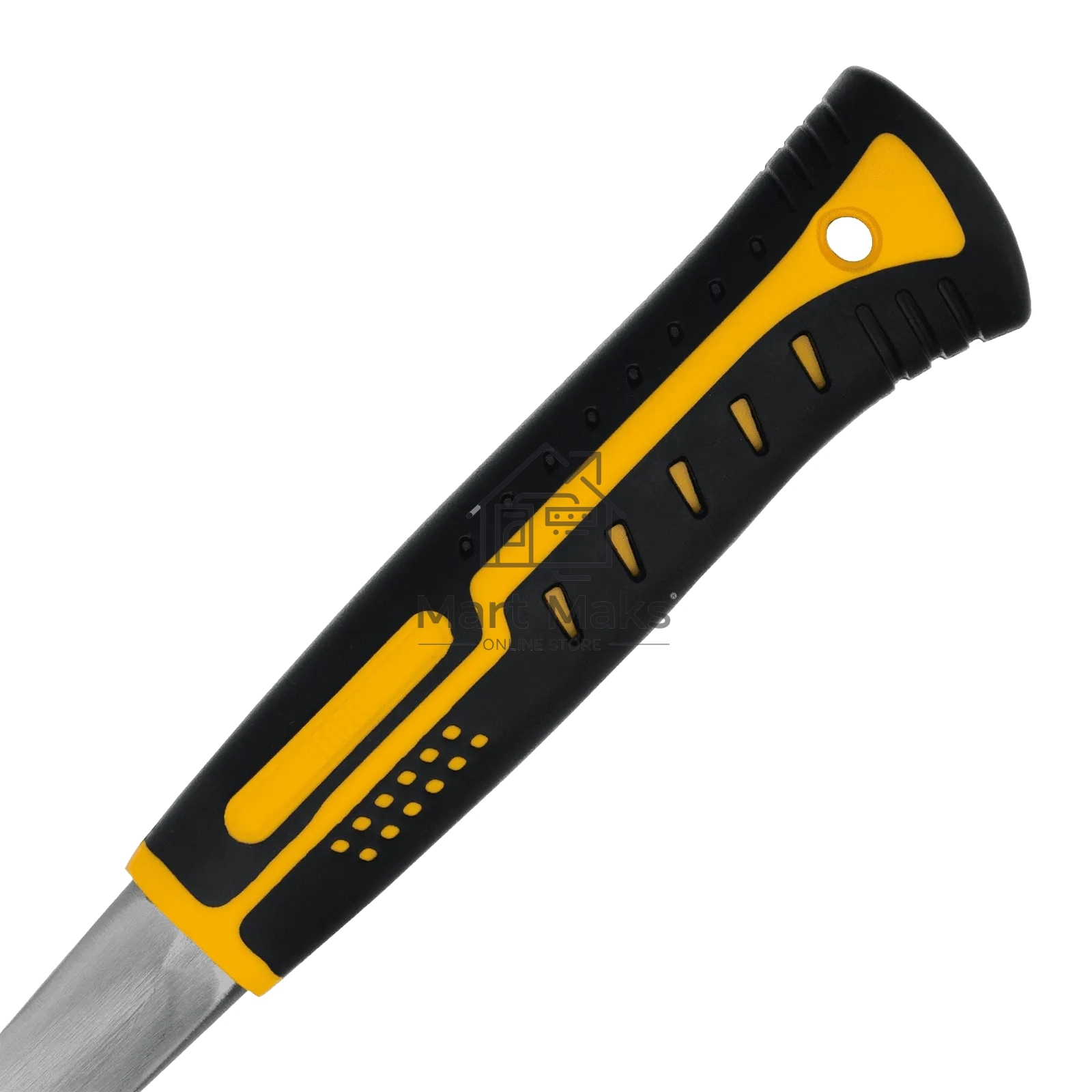 Молоток-гвоздодер Denzel 350 г, цельнометаллический, двухкомпонентная рукоятка