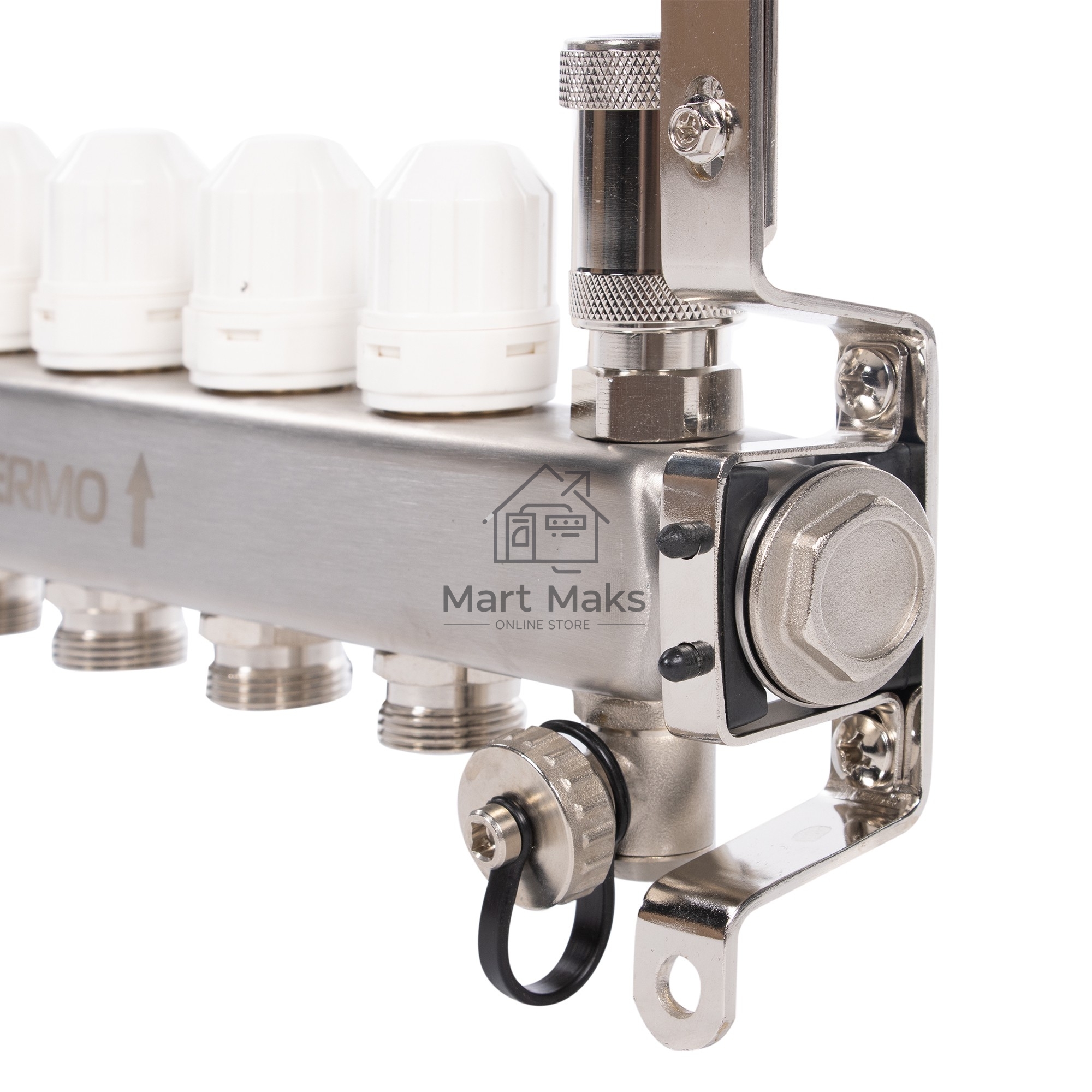 Коллектор Royal Thermo нерж. в сборе с расходомерами 1