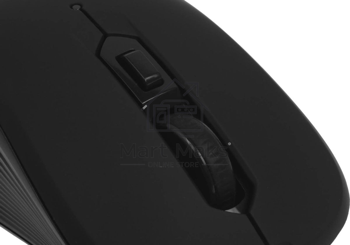 Мышь беспроводная Defender Gassa MM-105 черный, 1600 dpi, радиоканал, USB, кнопки - 6