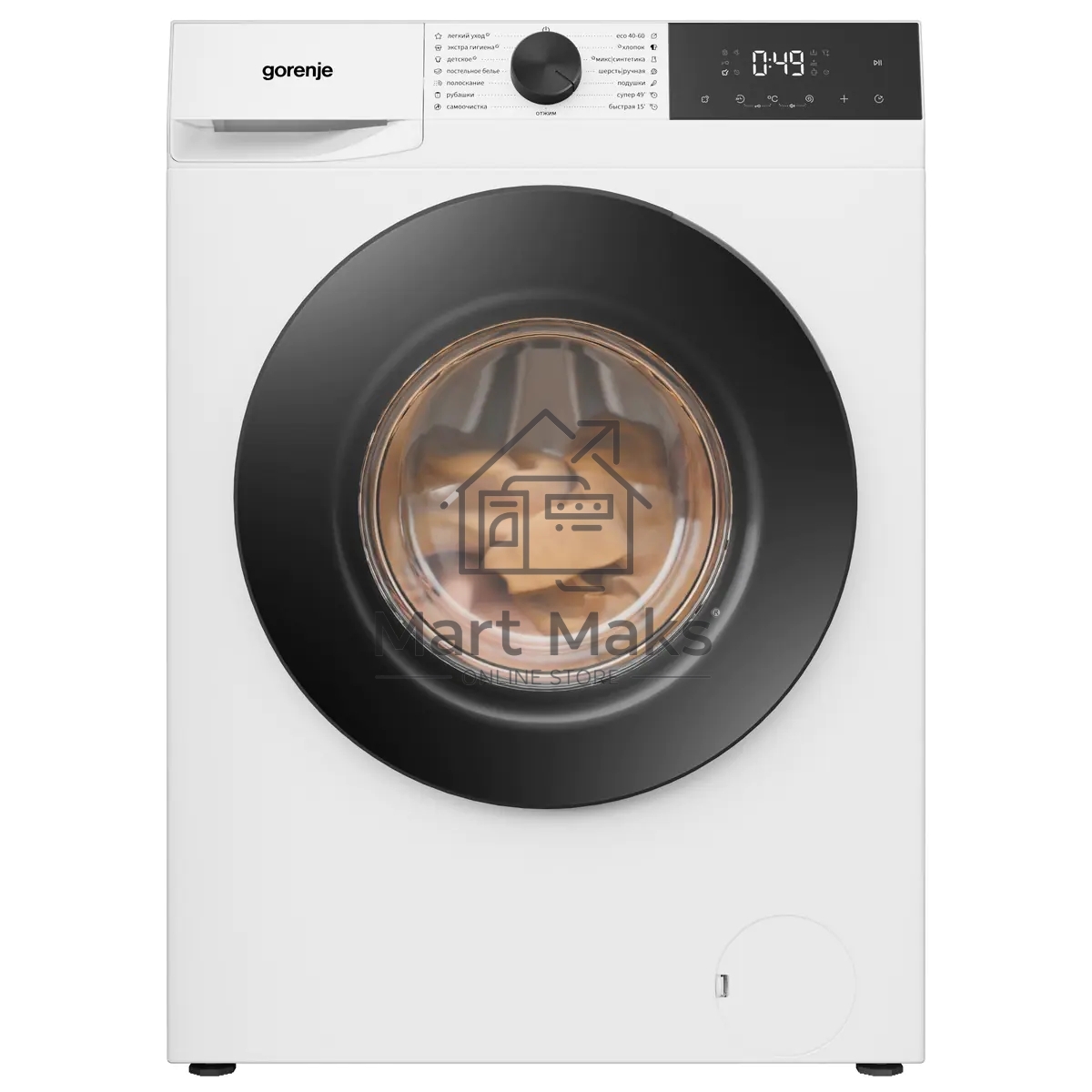 Стиральная машина Gorenje WG2PS72A12/C, отдельностоящая, ВхШхГ 850х595х435 мм, загрузка 7 кг, 15 программ, 1400 об/мин, поворотное/сенсорное управление, цифровой дисплей, пар, дозагрузка белья, мотор Inverter Power Drive, цвет белый