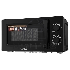 Микроволновая печь Hyundai HYM-M2008 черный, 20 л, 700 Вт, переключатели - поворотный механизм