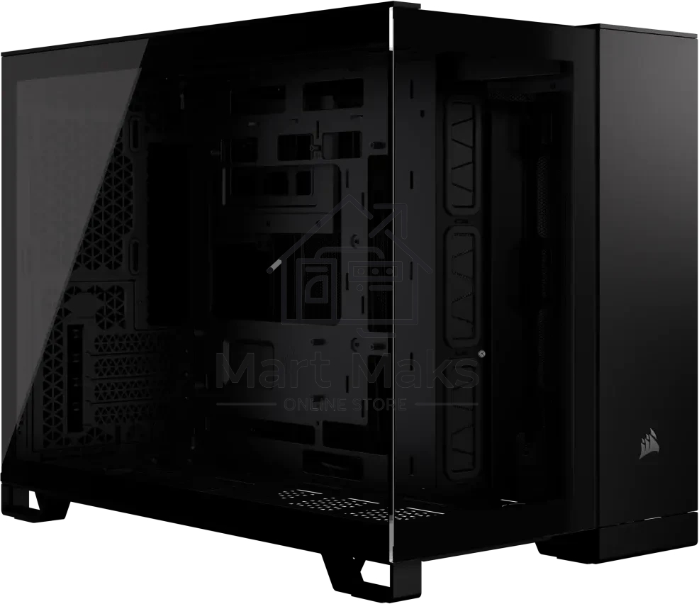 Компьютерный корпус без блока питания Corsair 2500X Airflow, Midi-Tower, TG, no fan, 2xUSB-A 3.2, 1xUSB 3.2 Type-C, mATX, mITX черный