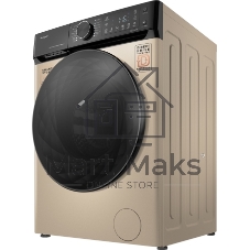 Стиральная машина Weissgauff WM 59411 Direct Drive Inverter Steam Champagne золотистая, загрузка фронтальная 11кг, 1400 об/мин., класс: A+++