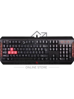 Клавиатура проводная A4Tech Bloody Q100 USB черный