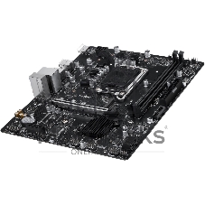 Материнская плата MSI PRO H610M-S DDR4 II, LGA1700, Intel H610, 2xDDR4, 2xSATA, 1xM.2 PCIe 3.0, 1xPCIe 4.0 x16, 1xPCIe 3.0 x1, 1xHDMI, 1x 1Gb LAN, 2xUSB 3.2 Gen1, 4xUSB 2.0, 3x3.5 мм, 7.1, microATX