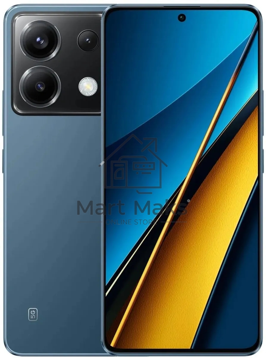 Смартфон POCO X6 5G, 8/256Gb, синий