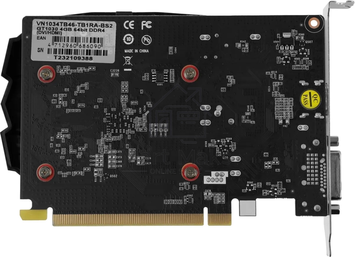 Видеокарта Biostar GT1030-4GB ATX (686090)
