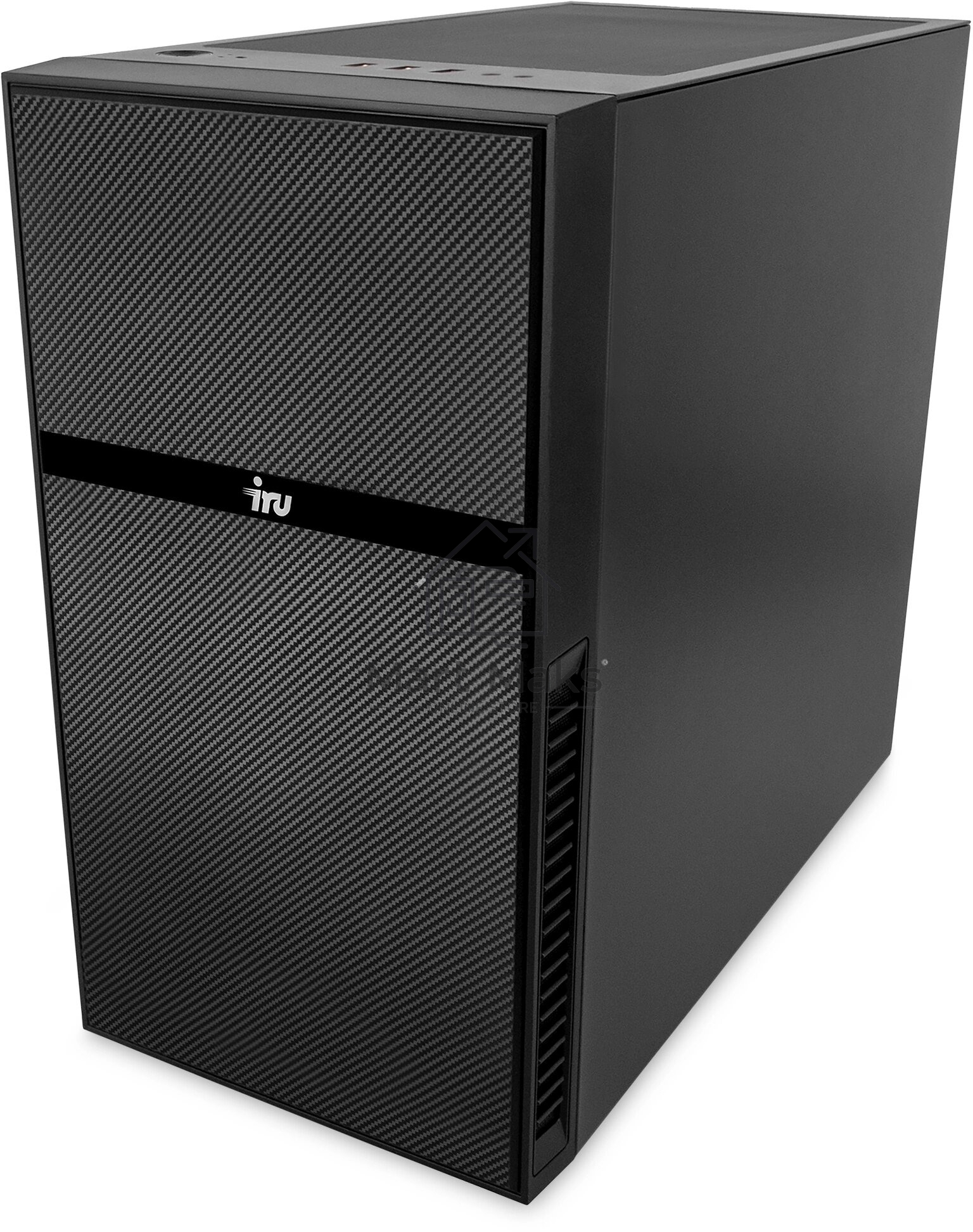 Компьютер IRU Game 510B7GM MT i5 12400F (2.5) 16Gb SSD512Gb RTX4060 8Gb Free DOS GbitEth 650W черный (2059450)