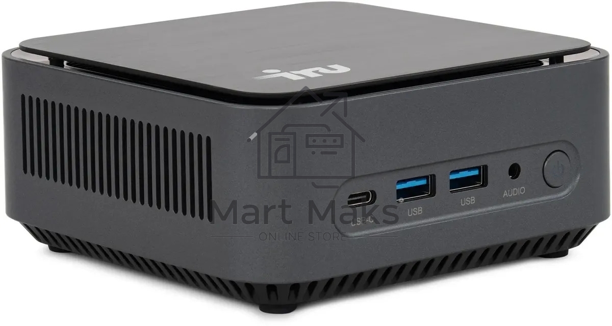 Неттоп IRU 110ALCN N200 (1) 8Gb SSD256Gb UHDG Windows 11 Professional GbitEth WiFi BT черный (2012500)