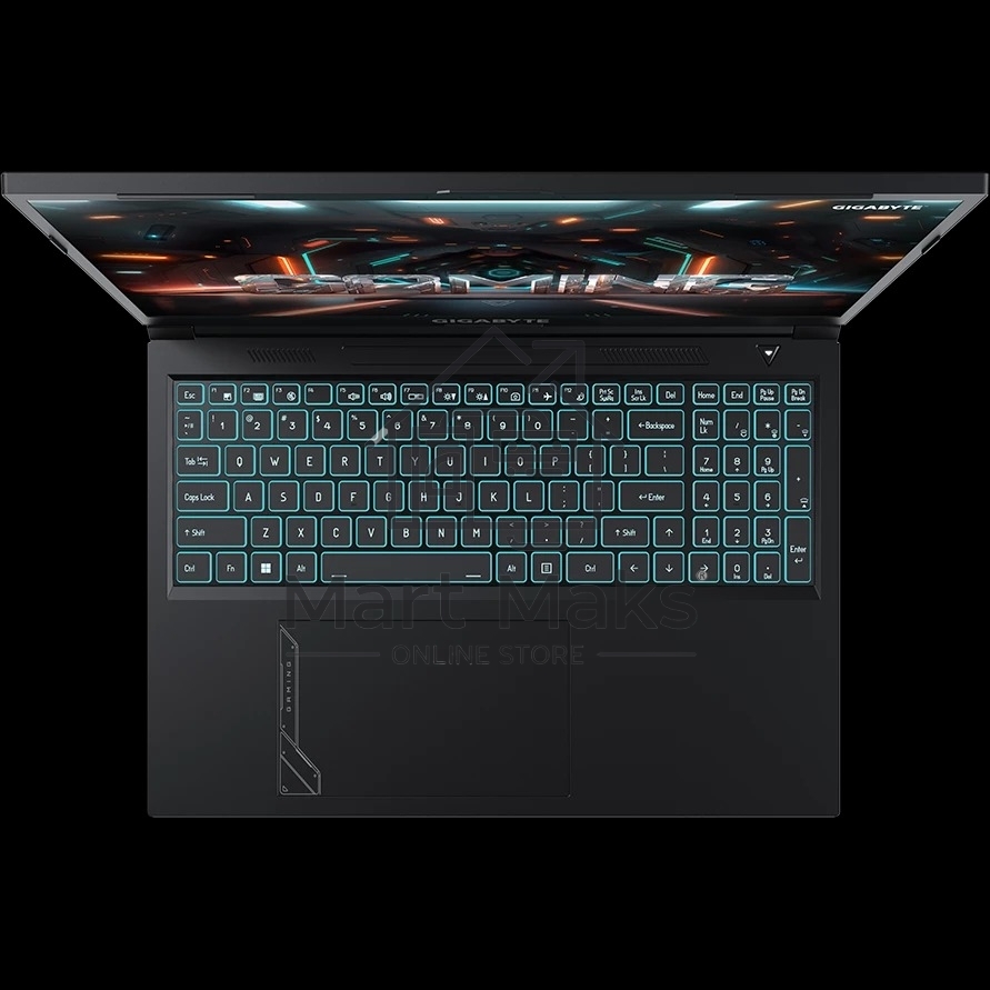 Ноутбук Gigabyte G6 черный KF-H3KZ853KD, KF Intel Core i7-13620H/16Gb/SSD512Gb/RTX4060 8Gb/16