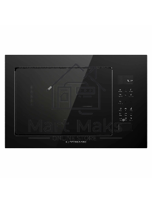 Микроволновая печь встраиваемая Kuppersberg HMF 627 B, High-Tech, 25 л, мощность 900 Вт (мощность гриля 1200 Вт), кварцевый гриль, 5 уровней мощности, 8 автоматических программ, размораживание, сенсорное управление, дисплей, черный