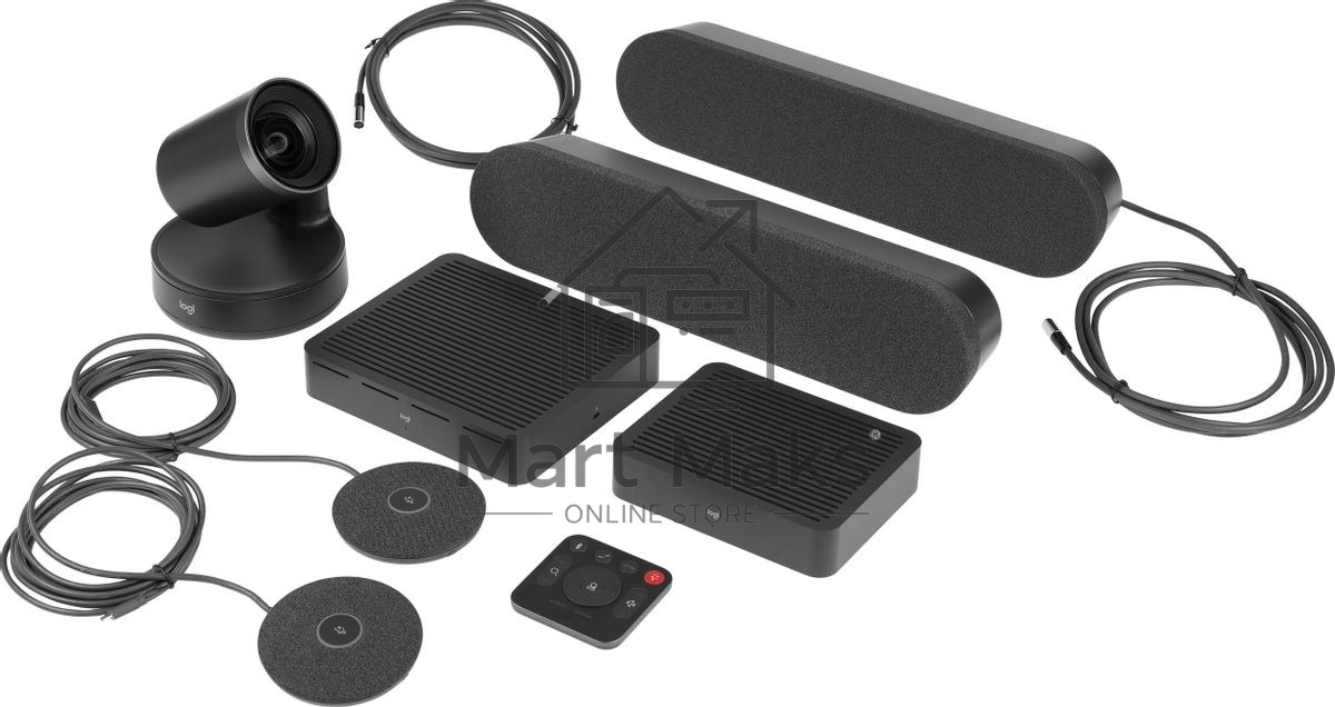 Система для видеоконференций Logitech Rally Plus (M/N: V-R0009/V-R0010/V-R0011/V-U0047/V-U0048/V-U0049)