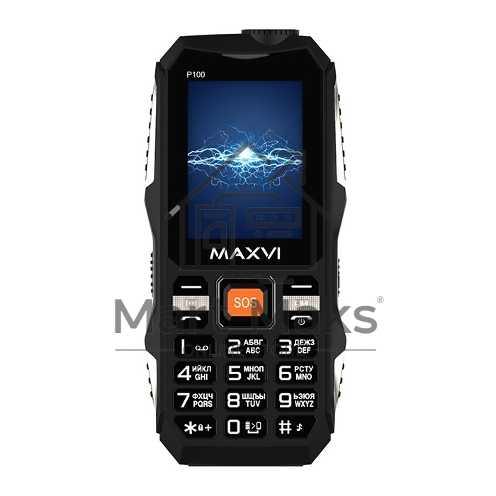 Мобильный телефон Maxvi P100 черный