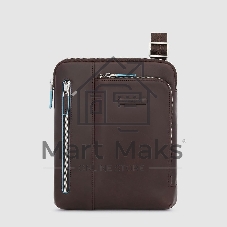 Сумка для ноутбука Piquadro CA1816B2/MO красный/коричневый натур.кожа