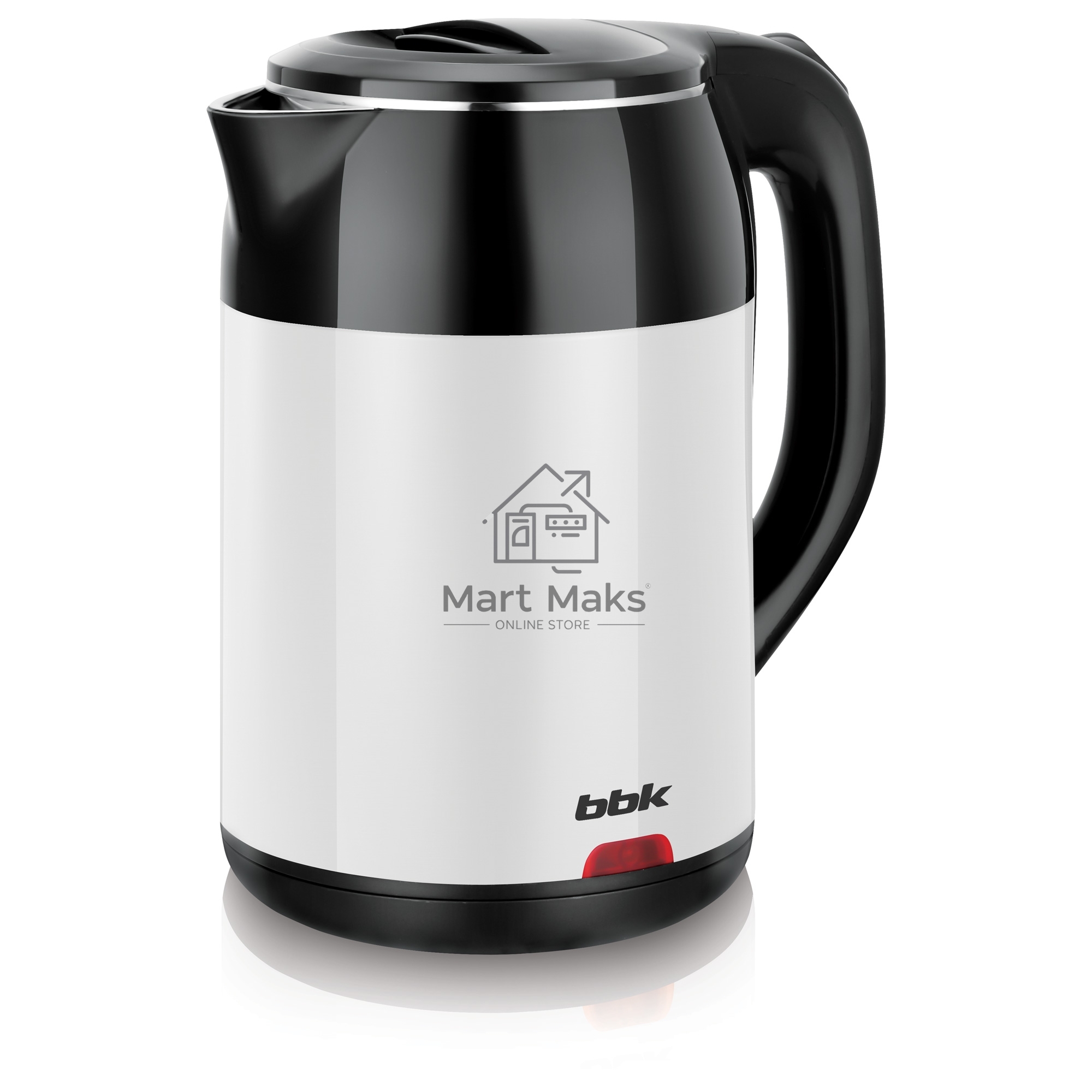 Чайник электрический BBK EK1709P черный/белый