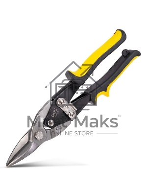 Ножницы по металлу Deli DL20030 Режущая кромка Cr-V с высокочастотной термообработкой. Двухкомпонентная ручка.