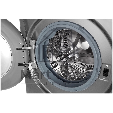 Стиральная машина LG F4V5RYP2T серебристая, загрузка фронтальная 10 кг, 1400 об/мин, класс B