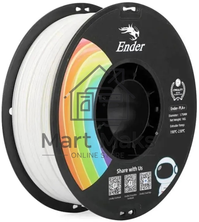 Пластик для принтера 3D Creality 3301010305 PLA d1.75мм 1кг 1цв. белый