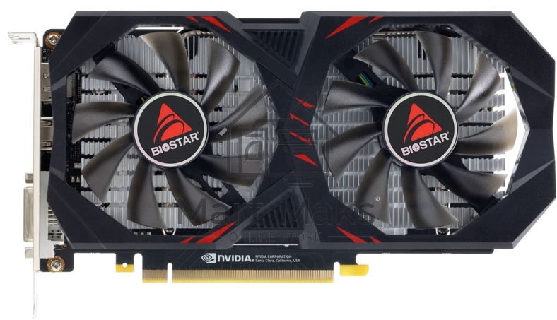 Видеокарта Biostar PCI-E VN1666SF69 NVIDIA GeForce GTX 1660SUPER 6Gb 192bit GDDR6 1530/8000 DVIx1 HDMIx1 DPx1 HDCP Ret