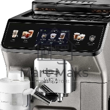 Кофемашина автоматическая DeLonghi ECAM450.86.T черный/серебристый, исп. кофе- зерновой/молотый, 1.8 л, 1450 Вт. 19 бар